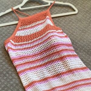 NWT L space maxi crocheted dress